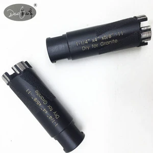 Daofeng 1-3/8 Inch Dry Diamond Core Drill Bit 5/8''-11 Thread for Granite Hot Selling Dry Drill Bit for Well Drilling