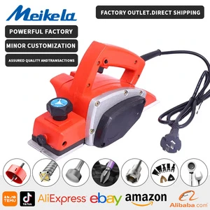 MeiKeLa Wood Planer Hand - Operated Woodworking Mini - Thickness Planer High Power Electric Planer