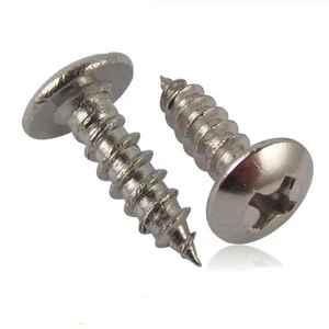 Din Metric Stainless Steel Self-Tapping Screw Zinc Plated Finish Self-Drilling Screw M3 M4 M5 M6 Customizable 10mm 20mm 12mm