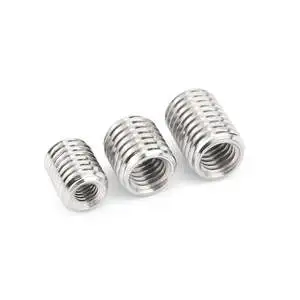 1/5pcs 304(A2) Stainless Steel Adaptor Male to Male M2 M2.5 to M16 Inside Thread Insert Nut Transfer Screw Sheath