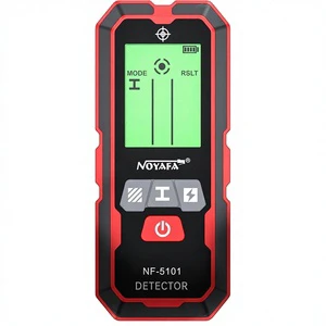 5-in-1 High Precision Stud Finder Wood AC Live Wire Metal Magnetic Detection HD LCD Display Auto Calibration Audio Alarm