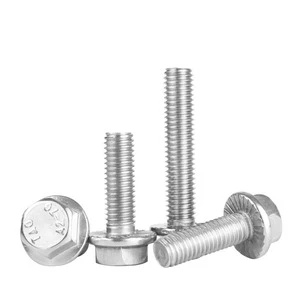 Customized Perfect Quality Hexagon Flange Bolts Stainless Steel Factory Price Bolts and Other Fasteners