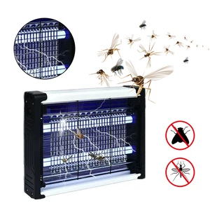 Best-selling Dual-tube Electric Shock Mosquito Killer Lamp LED - 6W/8W/12W, Suitable for Indoor Restaurants Canteens