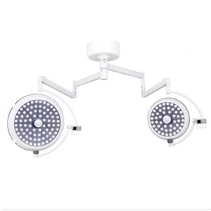 Electric Double-Headed LED Surgical Lamp Hospital Equipment Shadowless Ceiling Operation Light Medical Device