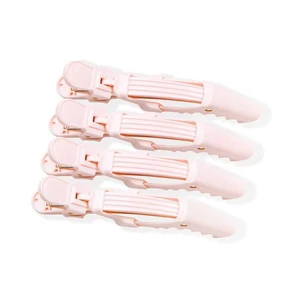 Alligator Hair Clips Wide Teeth Double-Hinged Design for Securing Hair Professional Styling Results 4-Pack