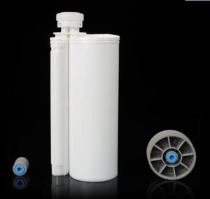 China Manufacturer Empty Cartridge 490ml 10:1 Two-Component AB Cartridge Sealant Cartridge Tube Glue Bottle with Static Mixer