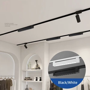 Commercial Clothing Store Line Spotlight Kitchen Bedroom Indoor Long Track Floodlight Line Grille Light Track Light