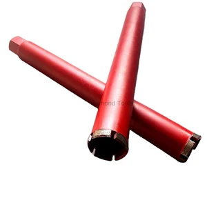 Diamond Core Drill Bits for Drilling Cured Concrete and Reinforced Concrete With Roof Segments