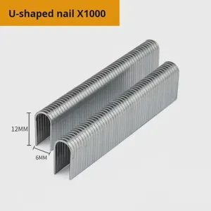 Code Nail Gun A3 Steel Special Nails Door/U-Type/T-Type/Straight Types Woodworking Home Decoration Manual DIY Model 4-14 Xinyu