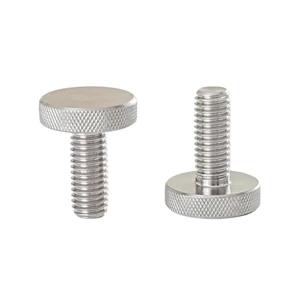 Knurled Thumb Screws Assorted Metric & Inch Sizes Hand-Tightened Metal Fasteners For Machinery Furniture Electronics Repair