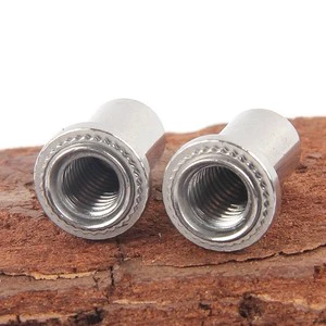 M3 M4 M5 M6 M8 Blue Zinc Plating or Stainless Steel 304 Press Riveting Sealing Waterproof Nuts Columns Pressure Nut with Teeth
