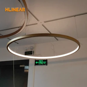 Commercial-Grade Indoor LED round Inner Lights Small Aluminum Lamp Building Interior Illumination Remote Control Mode