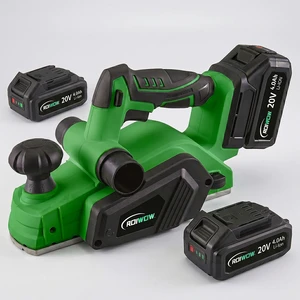 Professional 20V Brushless Cordless Electric Wood Planer 82x2mm Lithium Battery Power Woodworking Tool Hand Held Planing Machine
