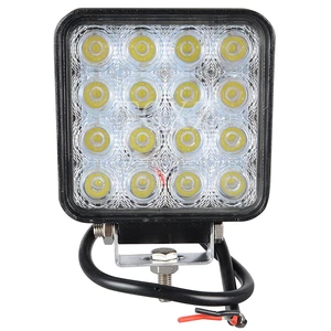 Spot Flood square 4.5inch 48w Sewing Machine Led Work Light 16leds Led Work Light Heavy Duty Outdoor 12v