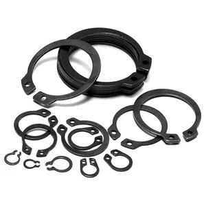 China Manufacturer Black Oxide External Lock Snap Ring Circlip External Retaining Rings