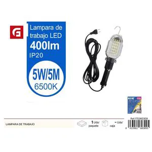 Aluminum Work Lamp with IP65 Waterproof LED Light 12V AC/DC Power Supply Electronics and Workshop Tool