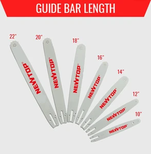 Top Wholesale NEWTOP Chain Saw Bar Good Quality Hotsale Good Quality Chainsaw Bar for Chainsaw