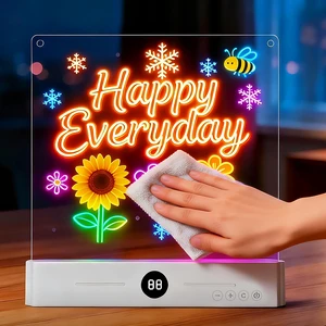 Banqcn Usb Rechargeable Led Smart Book Readers Light & Bedside Lamp with Timer Stepless Dimming Ultra-thin Eye-care