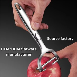 Dingyong 304 Stainless Steel Manual Multi-function Flat Mouth Fruit Vegetable Potatoes Peeler Scraper Planer Tool Heat Resistant