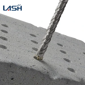 Fast Chip Removal Tungsten Carbide Hammer Drill Bit for High Speed Drilling in Marble with Cross Head Design