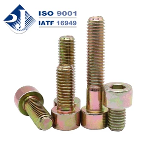 Carbon Steel/Stainless Steel Black Galvanized Hex Socket Head Cap Screw DIN912 Metric M36 M8 M10 M12 Inch