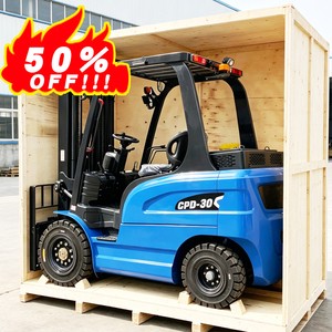 Free Shipping EPA CE All Terrain Forklift Off-road Forklift Montacargas Farm 2 Ton 3 Ton 3.5Ton Truck Electric Forklift For Sale