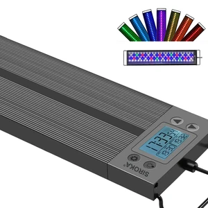 30cm 12inch Aquarium LED WRGB Marine Light Intelligent Touch Control Fish Tank Aquaculture Decoration Light With Bracket