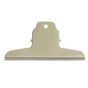 Strong 145MM Stainless Steel Office Stationery Clip Big Silver Binder Spring File Cli Mountain Style Metal Document Clip