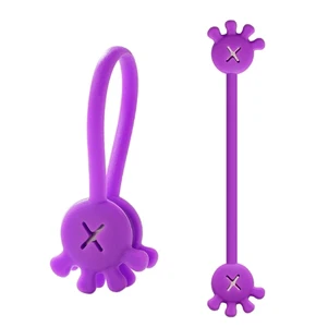 Multifunction Magnet Earphone Cord Winder Cable Holder Organizer Clips Magnetic Ties
