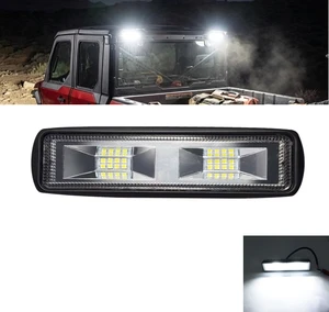 6Inch White Off-road Slim Work Light Bar Headlight Fog Driving Lamp Spotlight Flood Beam Light Motorcycle 4x4 SUV ATV UTV Truck