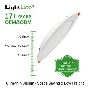 Recessed LED Panel Light Downlight Ceiling Spotlight Aluminum Fixture Anti-glare Deep Cup for Luxury Hotel Project OEM ODM
