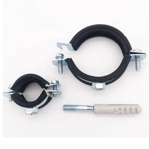 2025 Quick Release M8 Pipe Clamp With Rubber From Ningbo Factory Pipe Custom M8 Pipe Clamp Fitting