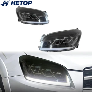 HETOP for RAV4 Headlights 2005-2008 Upgrade LED Head Lamp DRL Signal Lens Headlight Plug and Play Modified Front Lamp for Toyota