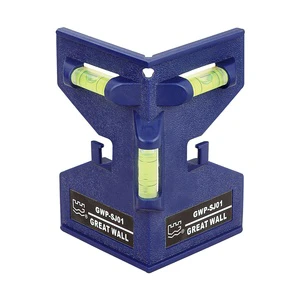 Mini Spirit Level with 3 Vials Magnetic Post Level