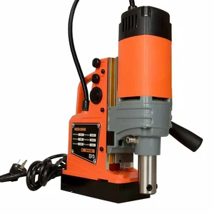 Heavy-Duty Magnetic Bench Drilling Machine 8823 1.5kW High-Power 23mm Max Drilling Dia. Solid Drill Motor 220V Portable
