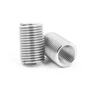 Manufacturer Direct Sales of Stainless Steel Metric Thread Inserts Fully Threaded Bushings for Fastening and Repairing Threads