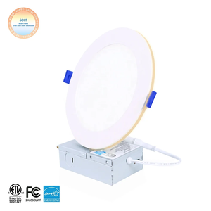 North America ETL FCC Approved Pot Lights 4 Inch Led Recessed Lighting With Night Light No Flicker Premium Quality Panel Light