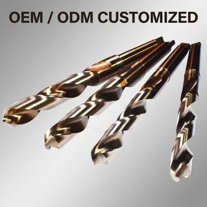 Premium Industrial M35 Metric Short Length Carbide Right Hand Conventional Point Twist Drill Bit High Speed Steel Drilling Tool