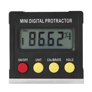 Electronic Level Box Magnetic Base Measuring Tools 360 Degree Mini Digital Protractor Inclinometer
