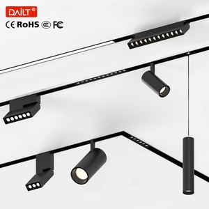 Modern Indoor Aluminum Body LED Track Lighting SMDChip Recessed Pendant Spotlights LED Smart Track Light MagneticTracK Light