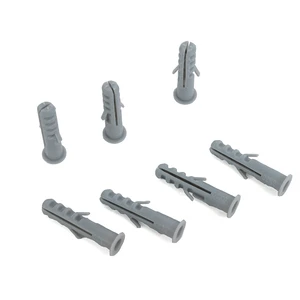 High Quality Plastic Rimless Wall Plug Full Size Nylon Screw Plastic Plug Universal Plug Drywall Anchor