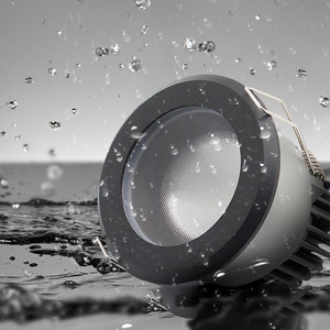Modern 9W 12W COB LED Downlight Aluminum 55mm 75mm IP65 Waterproof Bridgelux CRI 90 3-Year Warranty High Brightness Dimmable