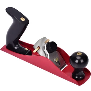 European Woodworking DIY Carpenter Hand- Pushed Metal Block Plane Woodworking Tools Hand Held Carpenter Mini Hand Wood Planer