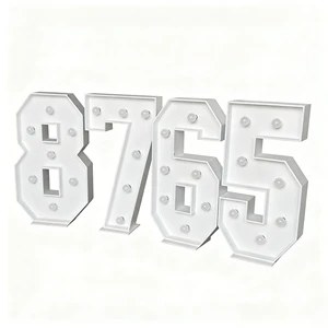 Customized 4ft 5ft Large LED Marquee Letter Lights Wedding Advertising Use IP65 Waterproof Freestanding Design Custom Light ONE