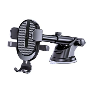 New Multi-functional Car Telescopic Suction-cup Carbon-fiber Phone Mount air Vent Navigation Holder Model D23 Made in China