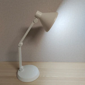 Wholesale White Desk Lamp LED Rechargeable Indoor Desktop Reading Book Lamps 1200mAh Battery Type-C USB Input Port White Color