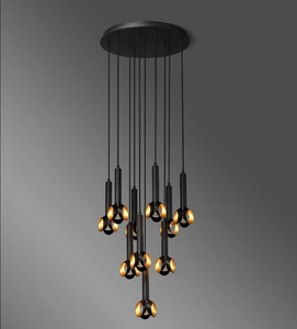 XZ Minimalist Tear Drop Pendant Light Ceiling Led Pendant Bar Light Hanging Led Lamp Ball Chandelier For Dinning Room