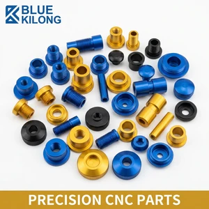 OEM Custom Knurled Aluminum Thumb Screws Anodized Precision Tolerance 0.001mm Short Lead Time Machining Services Consumer