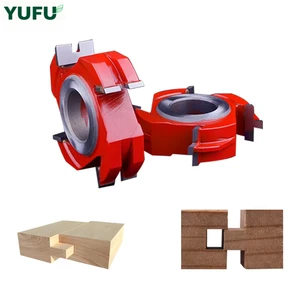 YUFU Hard Metal Uncoated Woodworking Concave Convex Knife Solid Wood Panel Tenon Mortise Cutter Milling HRC65 Engraving OEM