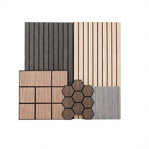 MDF Acoustic Panels Custom-Made Soundproofing Felt Sound Absorption Modern Fireproof Eco-Friendly for Kindergartens KTVs